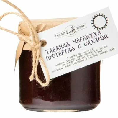 Таежная черемуха протертая с сахаром (Таёжный тайник) 240 гр
