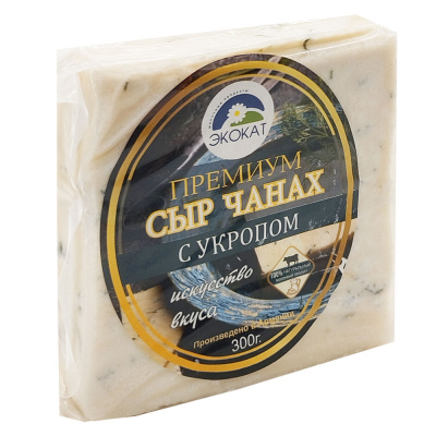 Сыр Чанах с укропом Премиум экокат, 300г