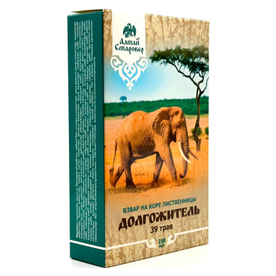 Взвар на коре лиственницы "Долгожитель" (Алтай Старовер) 0,25л