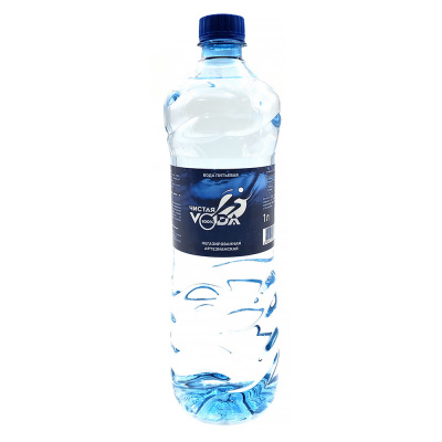 Вода "Чистая вода 100%" негаз. 1л