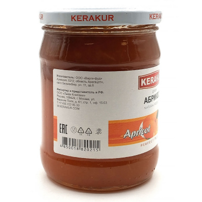 Джем из Абрикоса с/к (Керакур) 600 гр