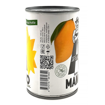 Манго ломтики в сиропе "Artigiano" 440 мл