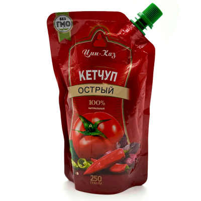 Кетчуп "Острый" Цин Каз, 250 гр