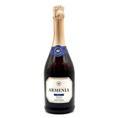 Вино игристое бел/брют "Армения" Армянское шампанское 0,75 л 11,5%
