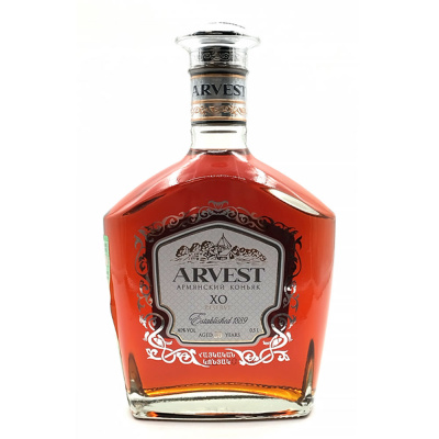 Коньяк "АРВЕСТ ХО РЕЗЕРВ" 20 лет в п/у с бокалом 0,5л 40%