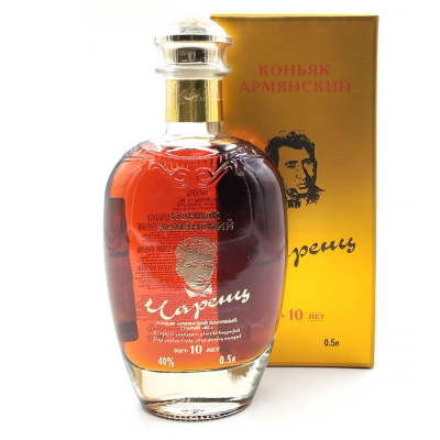 Коньяк "Чаренц" 10 лет в п/у 0,5л 40%