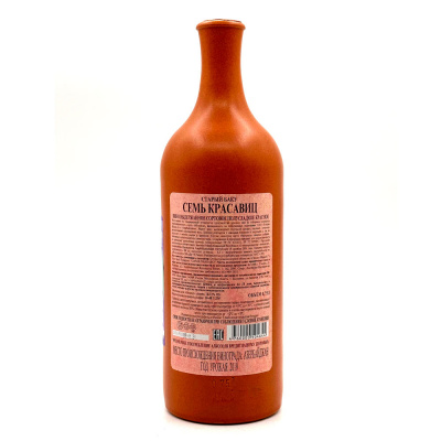 Вино кр/полусл "Старый Баку" Семь Красавиц керам бут 0,75л 12%