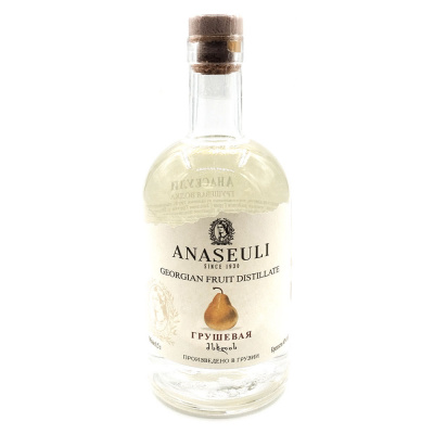 Водка "Анасеули" из груши 0,5л, 40%