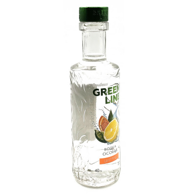 Водка особая "Бульбашъ Гринлайн. Цитрус" 0,2л 40%