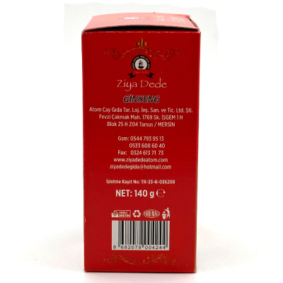 Чай с женьшенем "Ziya Dede" 140 гр