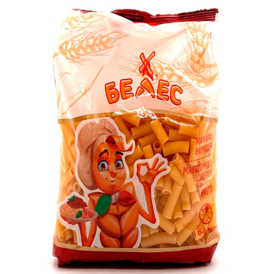 Макароны Рожок Рифленый (Белес), 400гр