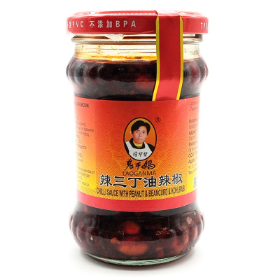 Соус острый с кольраби и арахисом "Lao Gan Ma" 210 гр