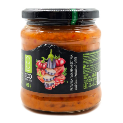 Икра баклажановая острая (Eco Armenia) 460 гр