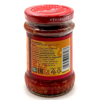 Соус чили с чесноком "PEARL RIVER BRIDGE", ст/б, 240 гр