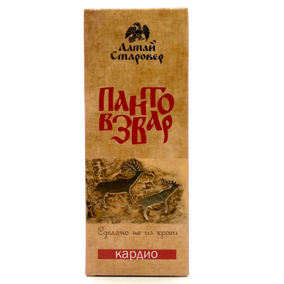 Пантовзвар "Кардио" (Алтай Старовер) 0,25л