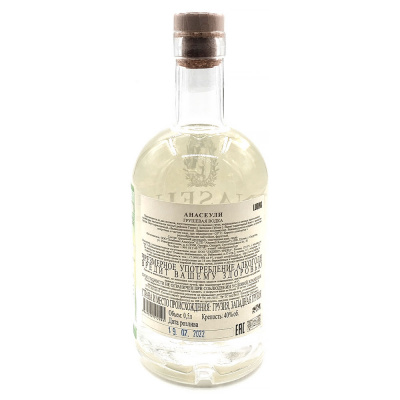 Водка "Анасеули" из груши 0,5л, 40%