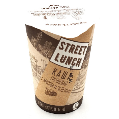 Каша "Гречневая с мясом и зеленью", 40 гр