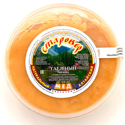 Мёд Таёжный п/п банка (Алтай Старовер) 900 гр