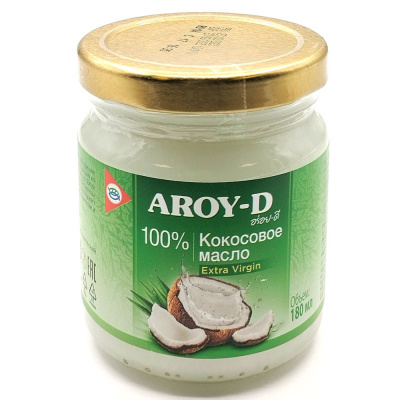 Кокосовое масло "AROY-D" 180 мл Кокосовое масло "AROY-D" 180 мл