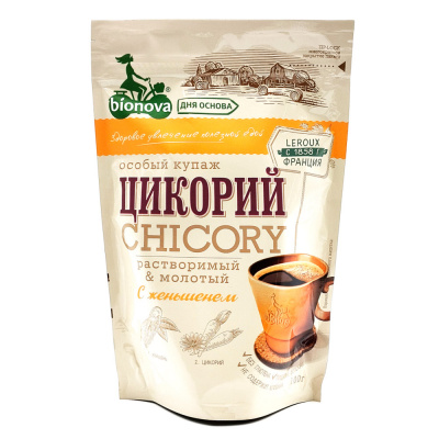 Цикорий с женьшенем (Bionova) 100 гр