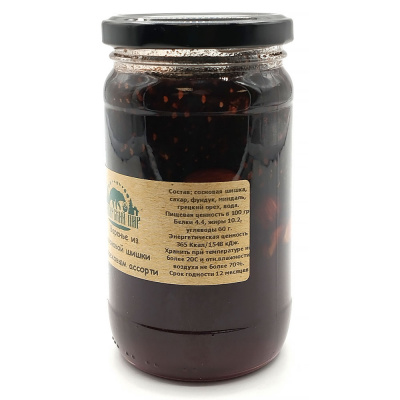 Варенье из сосновой шишки с ореховым ассорти (Сибирский пир) 440 гр