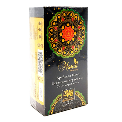 Чай чёрный цейлонский "Арабская ночь" 25шт/2гр