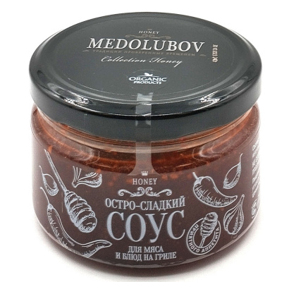 Соус остро-сладкий Medolubov 120мл Соус остро-сладкий Medolubov 120мл