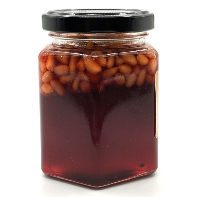 Сосновый сироп с кедровым орехом и клюквой (Сибирский пир) 240 гр