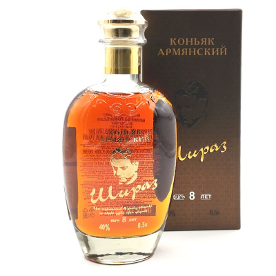 Коньяк "Шираз" 8 лет в п/у  0,5л 40%