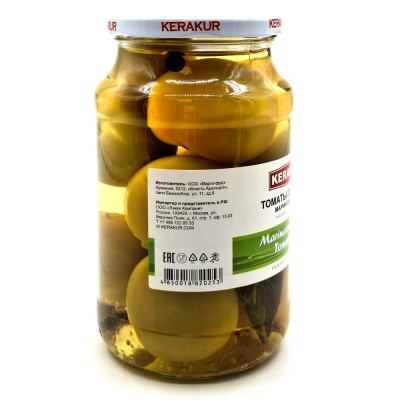 Томаты зеленые маринованные (Керакур) 970 гр