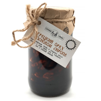 Грецкий орех в сосновом сиропе (Таёжный тайник) 420 гр