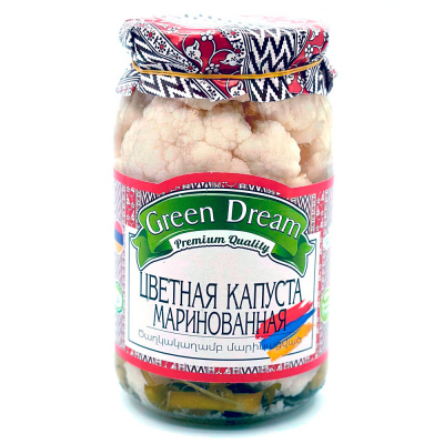 Капуста цветная маринованная (Green Dream) 900 гр