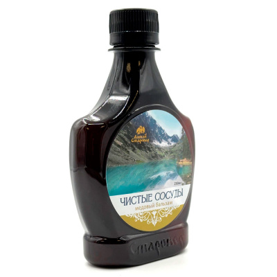 Медовый бальзам "Чистые сосуды" (Алтай Старовер) 0,25л