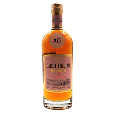 Коньяк  "ЗОЛОТО ТБИЛИСИ ХО" 7 лет 0,5л 40%