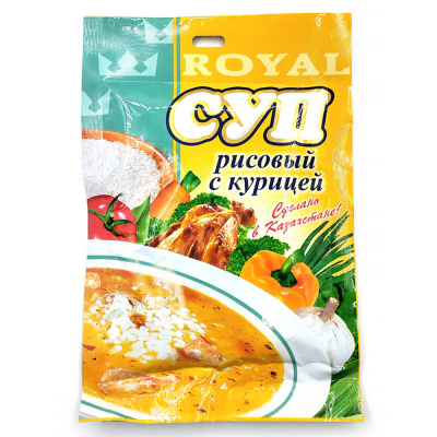 Суп Roeal Food  "Рисовый с курицей" 65 гр Суп Roeal Food  "Рисовый с курицей" 65 гр