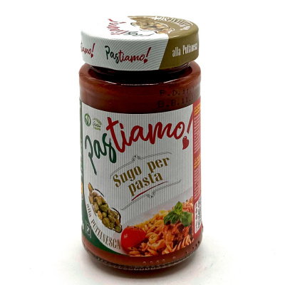 Соус для пасты томатный с каперсами "Alla Puttanesca" 250 гр