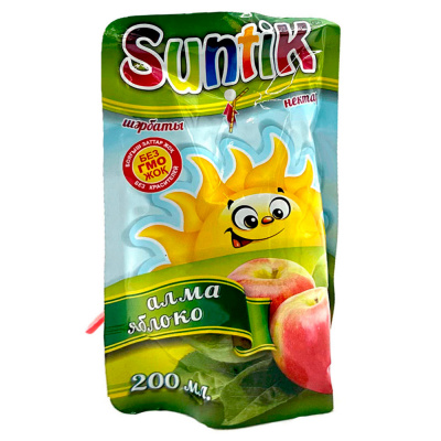 Нектар Suntik "Яблоко", 200 мл