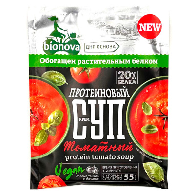 Суп протеиновый Томатный (Bionova) 20 гр