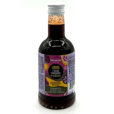 Сироп из чёрной смородины на топинамбуре (Goodtraditions), 340 гр
