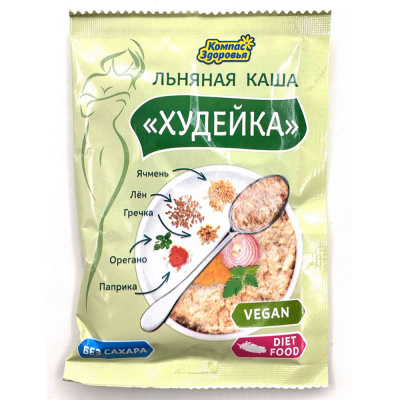 Каша льняная Худейка Компас Здоровья 30г