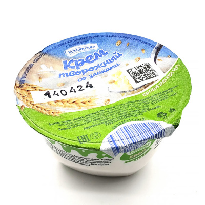 Крем творожный "Десертный" со злаками 10% 130 гр (УМК)