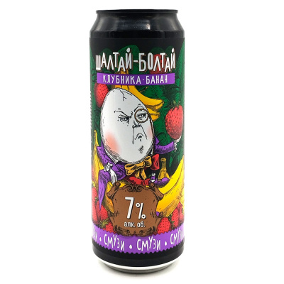 Пивной напиток "Шалтай Болтай №1" манго-маракуйя ж/б 0,45л 7% Пивной напиток "Шалтай Болтай №1" манго-маракуйя ж/б 0,45л 7%