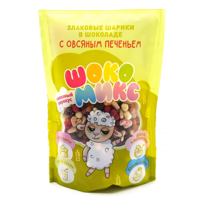 Шоколадные шарики с хрустящей начинкой со вкусом кокоса 60 гр