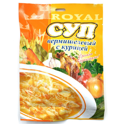 Суп Roeal Food  "Вермишелевый с курицей" 65 гр