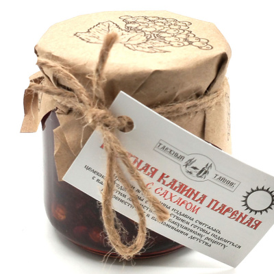 Калина пареная с сахаром (Таёжный тайник) 260 гр