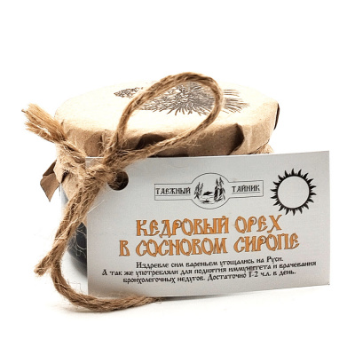Кедровый орех в сосновом сиропе (Таёжный тайник) 120 гр