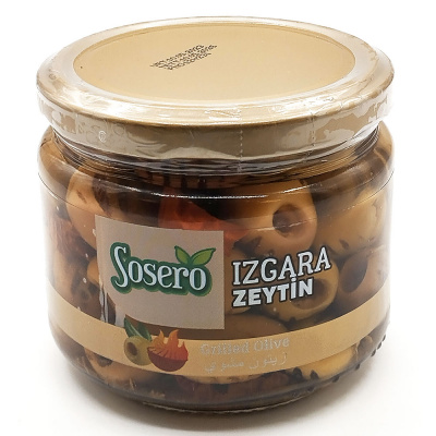 Зеленые оливки на гриле 290 гр SOSERO