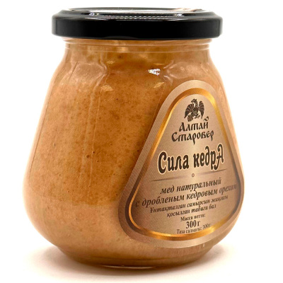 Мед таежный "Сила кедра" (Алтай Старовер) 300 гр