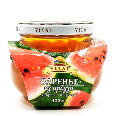 Варенье арбуз (Витал) 430 гр Варенье арбуз (Витал) 430 гр