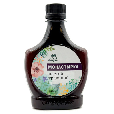 Настой травяной МОНАСТЫРКА (Алтай Старовер) 0,25л